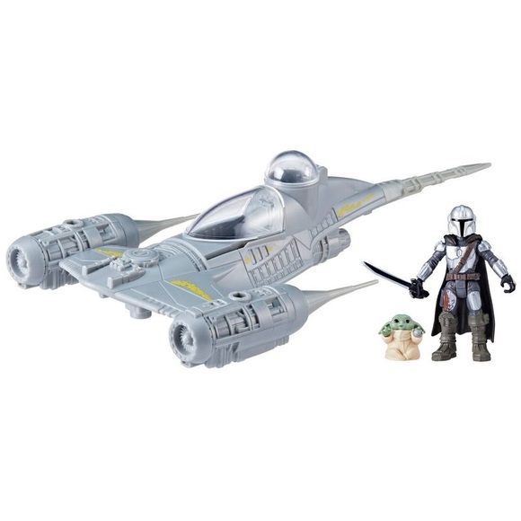 Other - New Star Wars Mission Fleet Mando's N-1 Starfighter Speed Run Action Figure Set